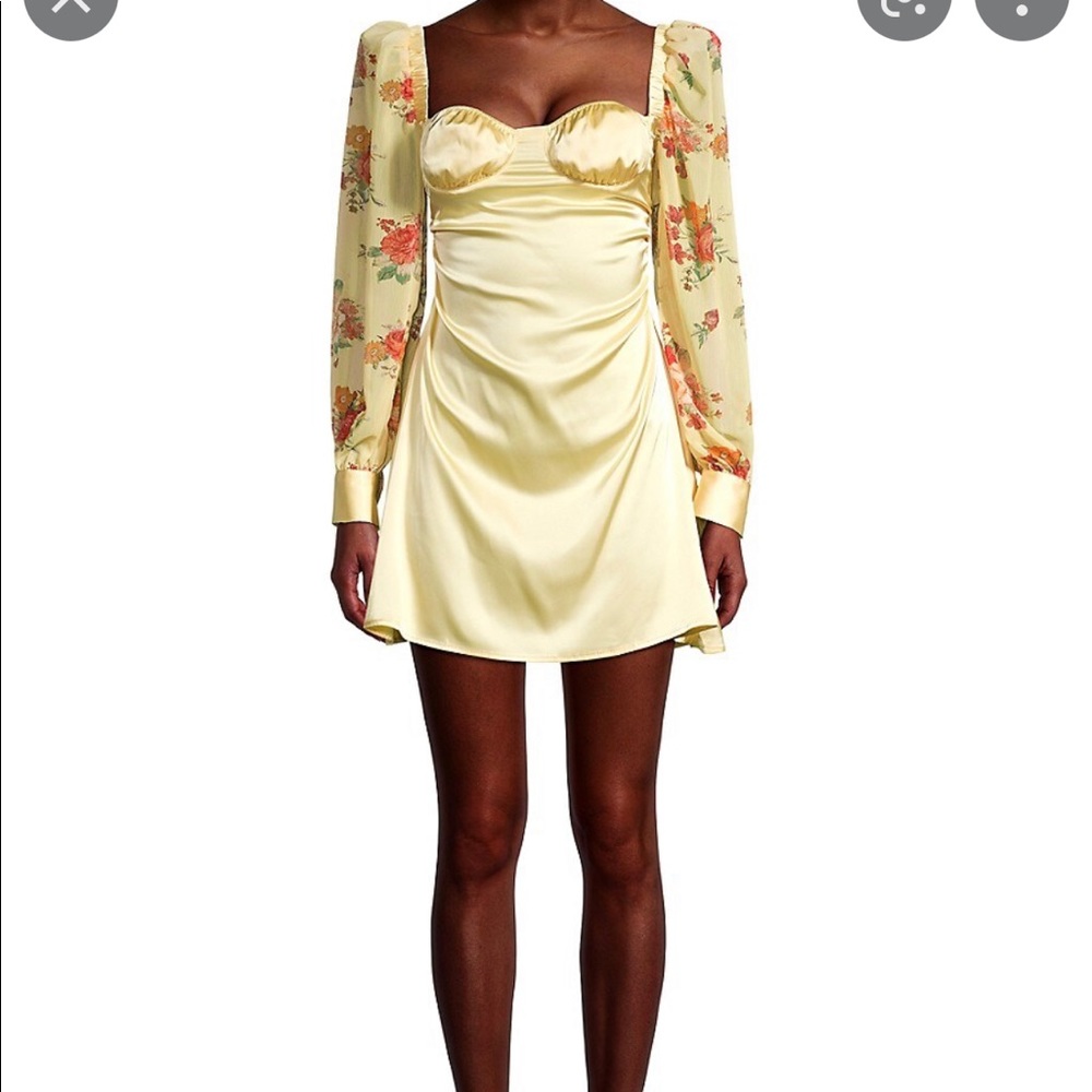 WeWoreWhat Yellow dress size M